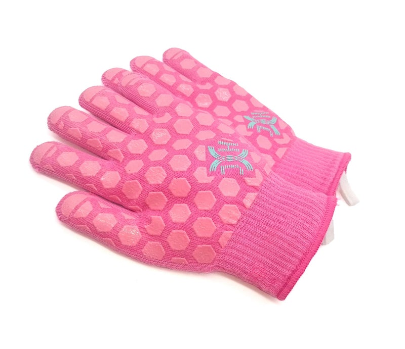 JH J H Heat Resistant Oven Glove: EN407 Certified 932 Â°F BBQ & Oven Mitts for Grlling, Baking, Kitchen, Camping,Fireplace Indoor&Outdoor 1 Pair - Image 5